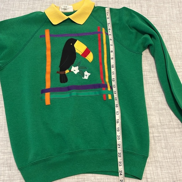 Vintage Bassett-Walker toucan collared sweatshirt - Picture 10 of 10
